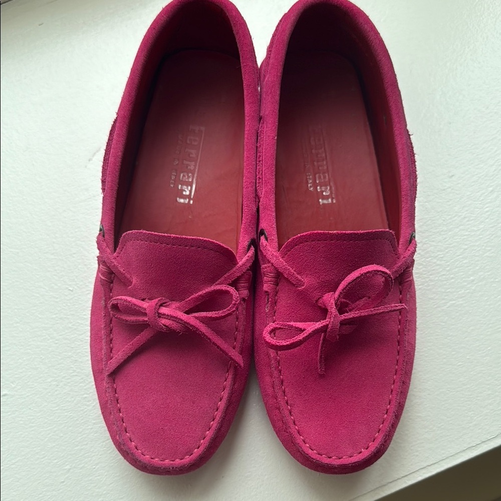 Tod’s Ferrari Women’s Pink Loafers 35 1/2